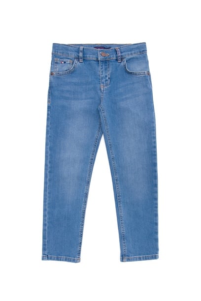 Erkek Çocuk Mavi Jean Pantolon