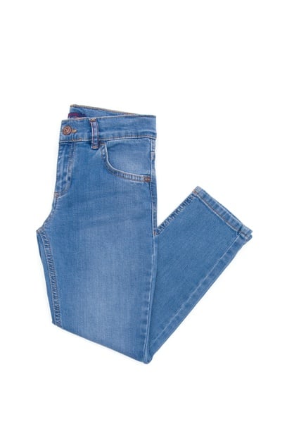 Erkek Çocuk Mavi Jean Pantolon