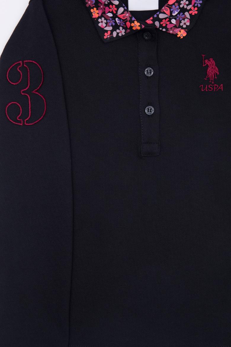 Kız Çocuk Siyah Basic Sweatshirt - 50256030081