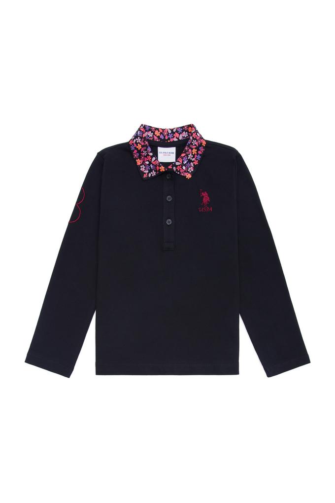 Kız Çocuk Siyah Basic Sweatshirt