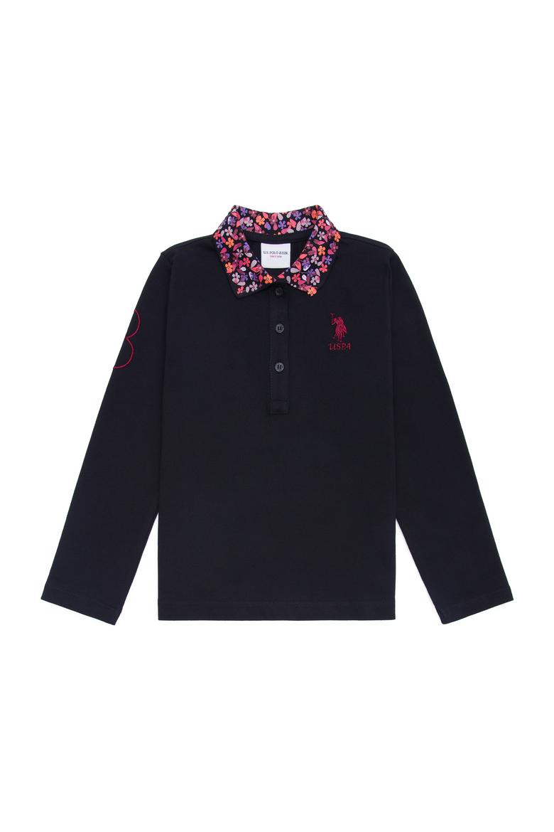 Kız Çocuk Siyah Basic Sweatshirt