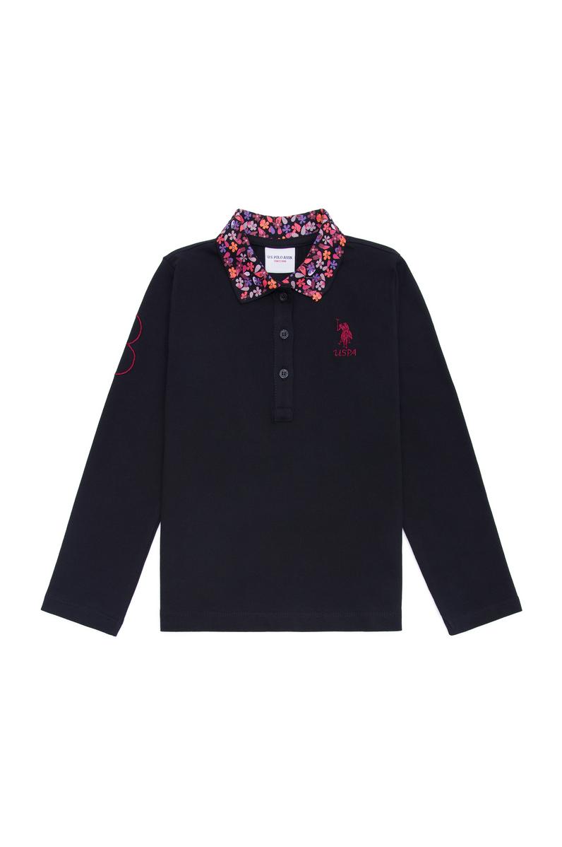 Kız Çocuk Siyah Basic Sweatshirt