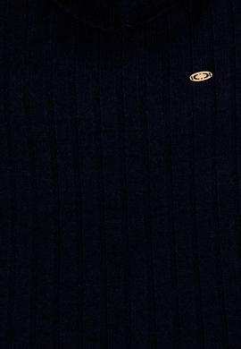 Kadın Lacivert Triko Panço - 50253219007