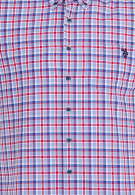 Erkek Kareli Kırmızı Gömlek - 50273930022