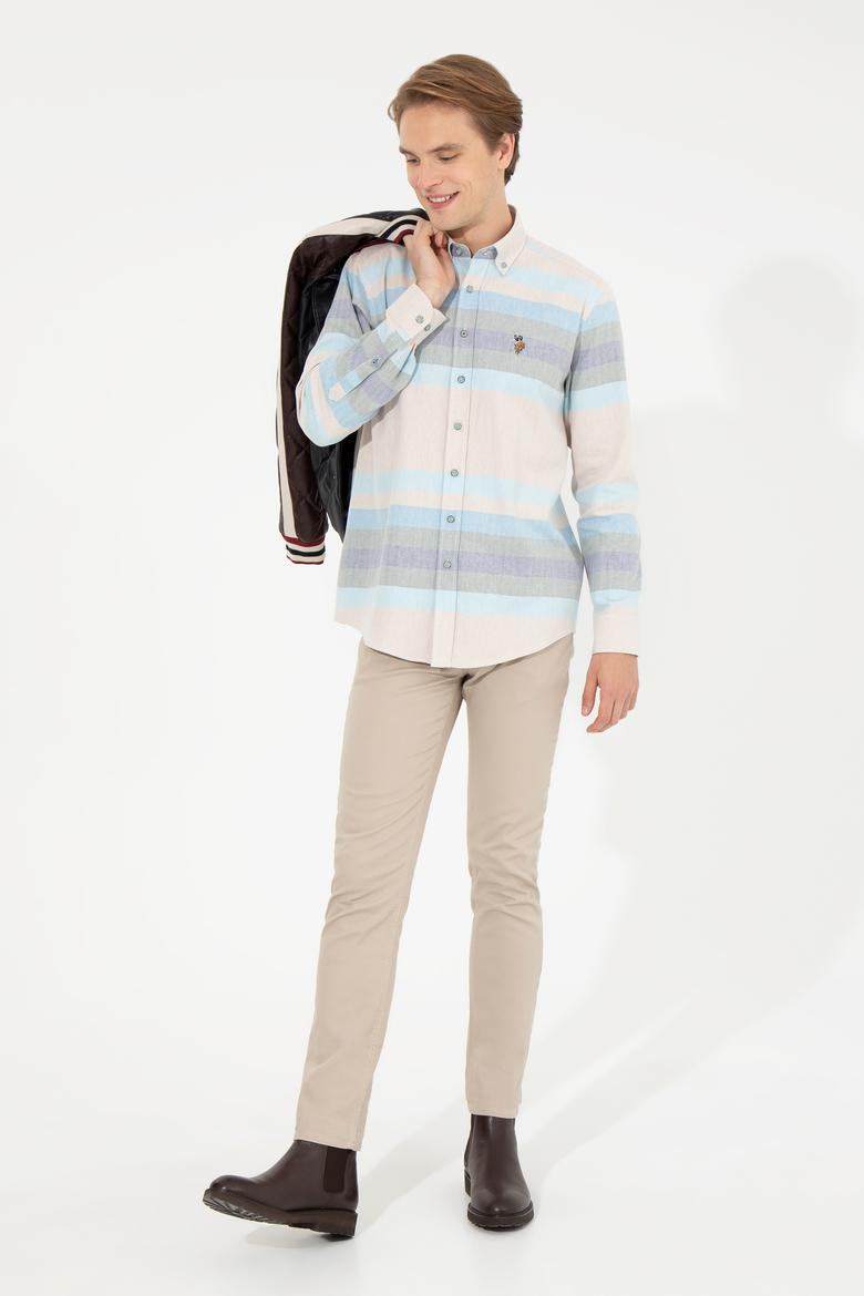 Erkek Haki Chino Pantolon