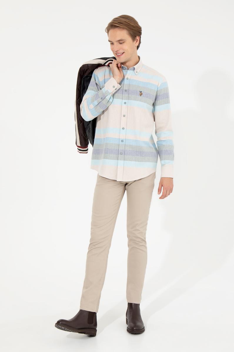 Erkek Haki Chino Pantolon