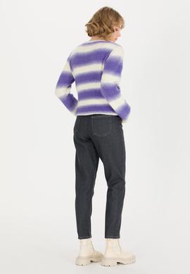 Kadın Koyu Gri Jean Pantolon - 50261289015