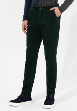 Erkek Koyu Yeşil Kanvas Pantolon - 50253461062