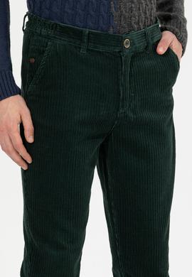 Erkek Koyu Yeşil Kanvas Pantolon - 50253461062