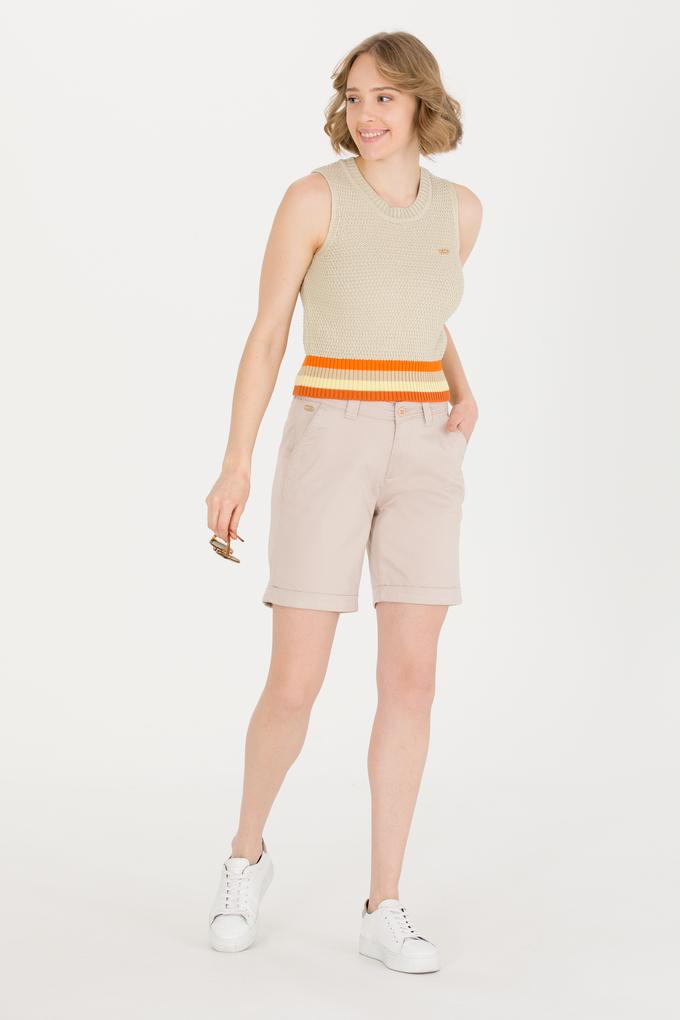 Kadın Taş Dokuma Şort