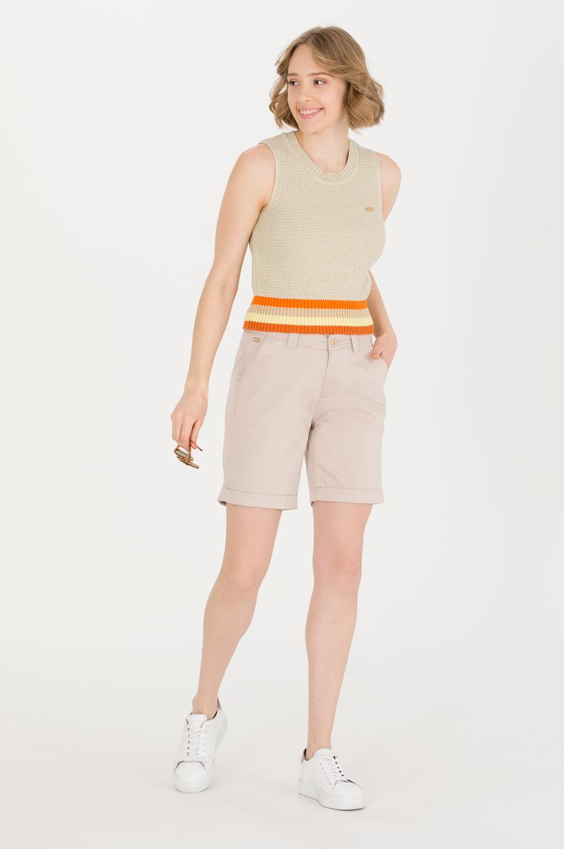 Kadın Taş Dokuma Şort