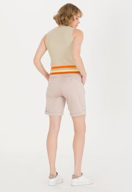 Kadın Taş Dokuma Şort - 50263220072