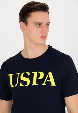 Erkek Koyu Lacivert Basic Bisiklet Yaka Tişört - 50262976176