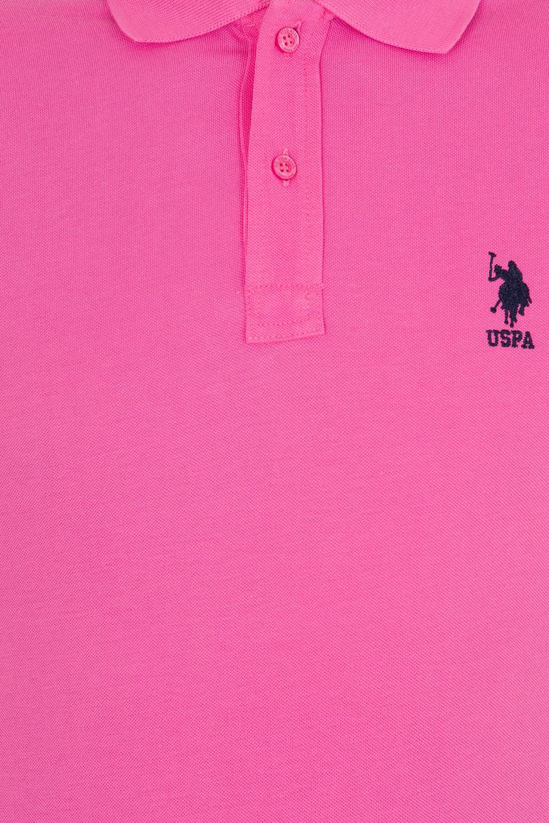 Erkek Pembe Basic Polo Yaka Tişört - 50264891067