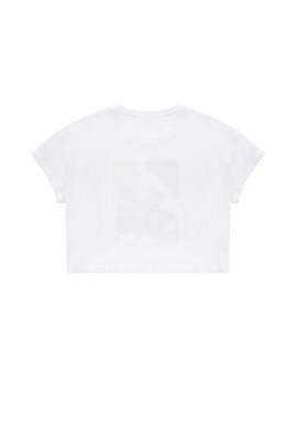 Çocuk Beyaz Bisiklet Yaka Tişört - 50263410014