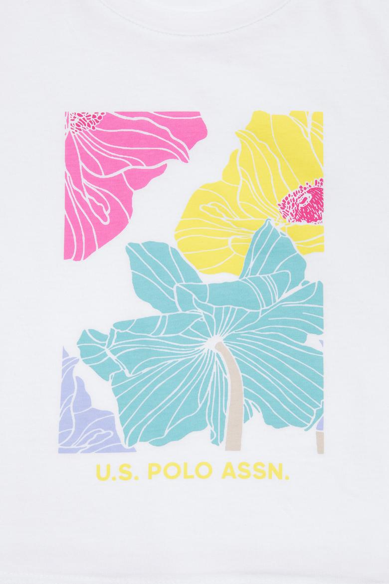 Çocuk Beyaz Bisiklet Yaka Tişört - 50263410014