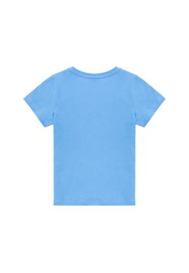 Çocuk Turkuaz Bisiklet Yaka Tişört - 50265975008