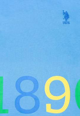 Çocuk Turkuaz Bisiklet Yaka Tişört - 50265975008