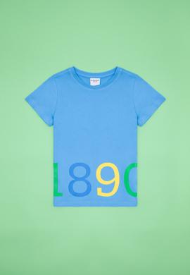 Çocuk Turkuaz Bisiklet Yaka Tişört - 50265975008