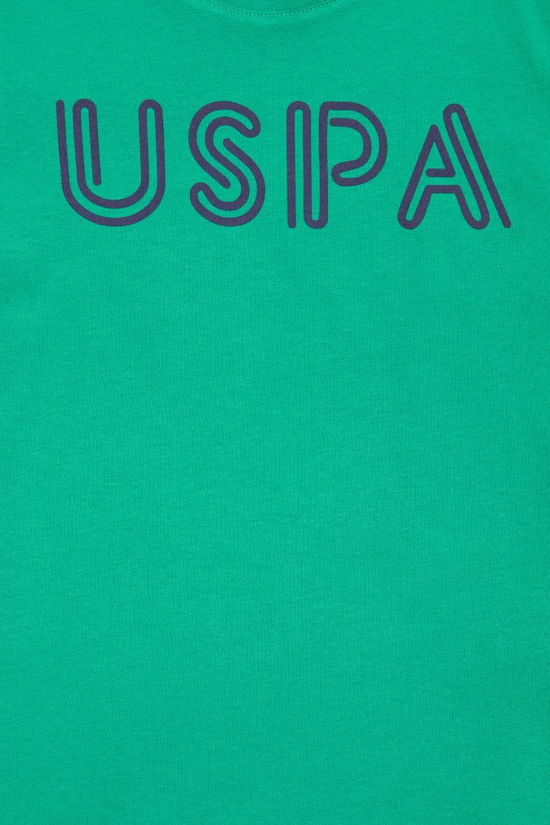 Çocuk Yeşil Bisiklet Yaka Tişört - 50266039026