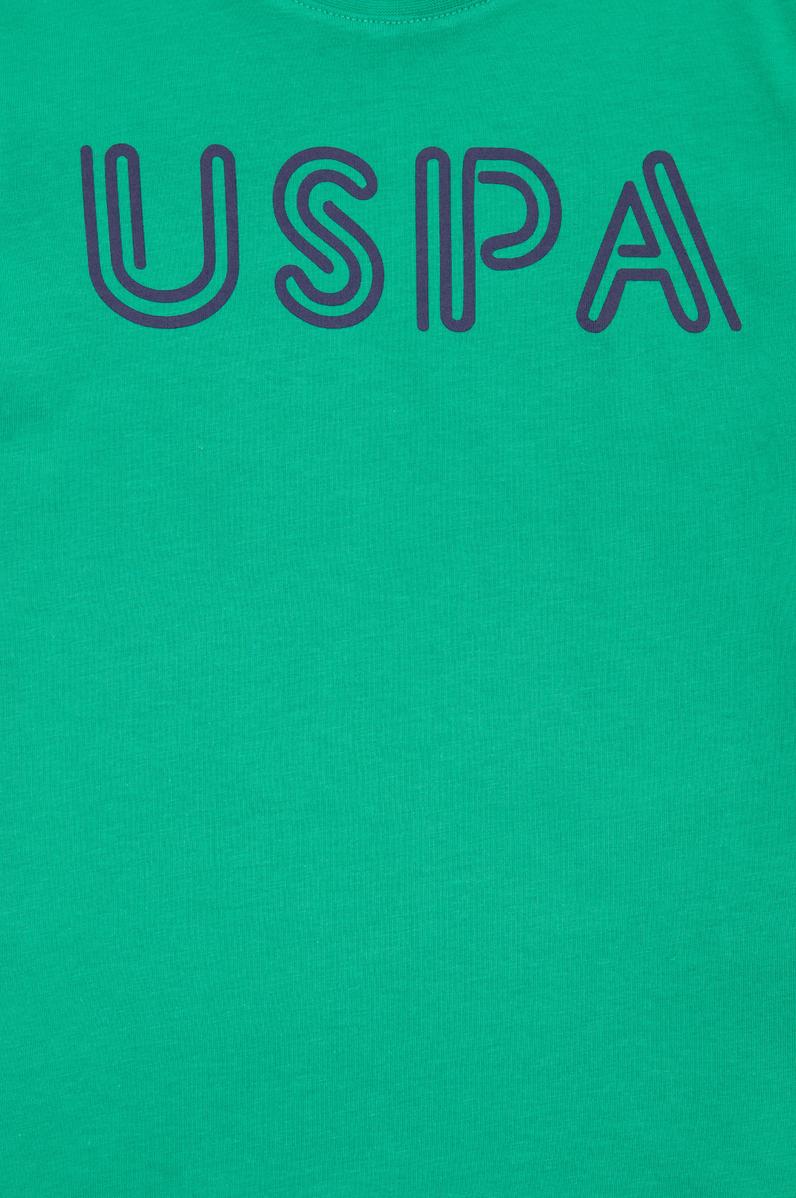 Çocuk Yeşil Bisiklet Yaka Tişört