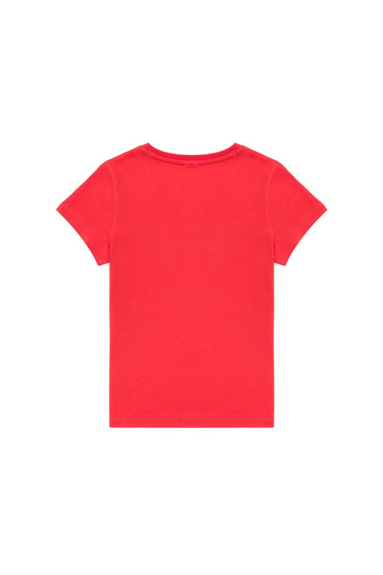 Çocuk Kırmızı Bisiklet Yaka Tişört - 50266039067