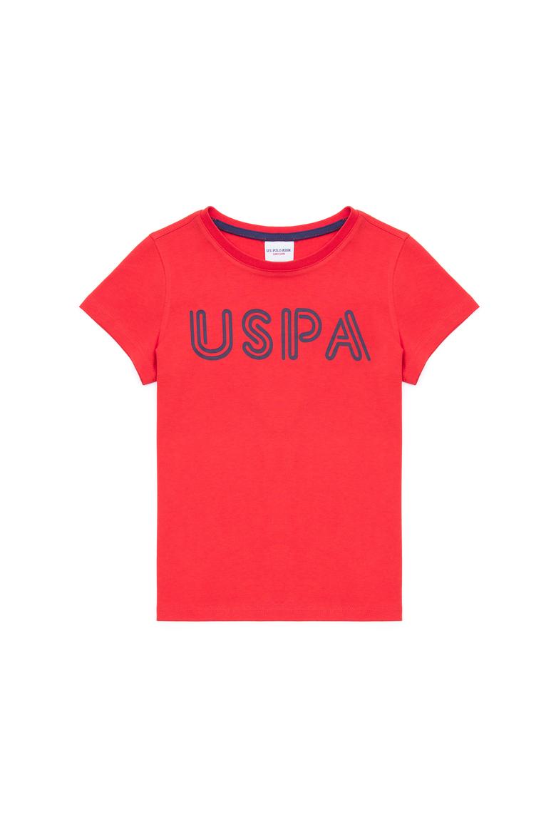 Çocuk Kırmızı Bisiklet Yaka Tişört