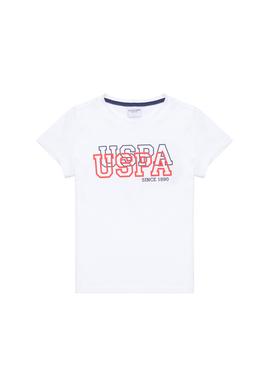 Çocuk Beyaz Bisiklet Yaka Tişört - 50266042021