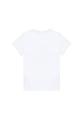 Çocuk Beyaz Bisiklet Yaka Tişört - 50266042021