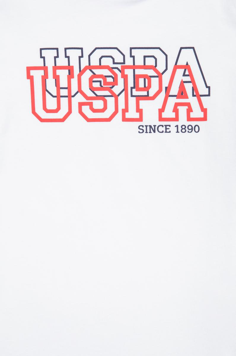 Çocuk Beyaz Bisiklet Yaka Tişört