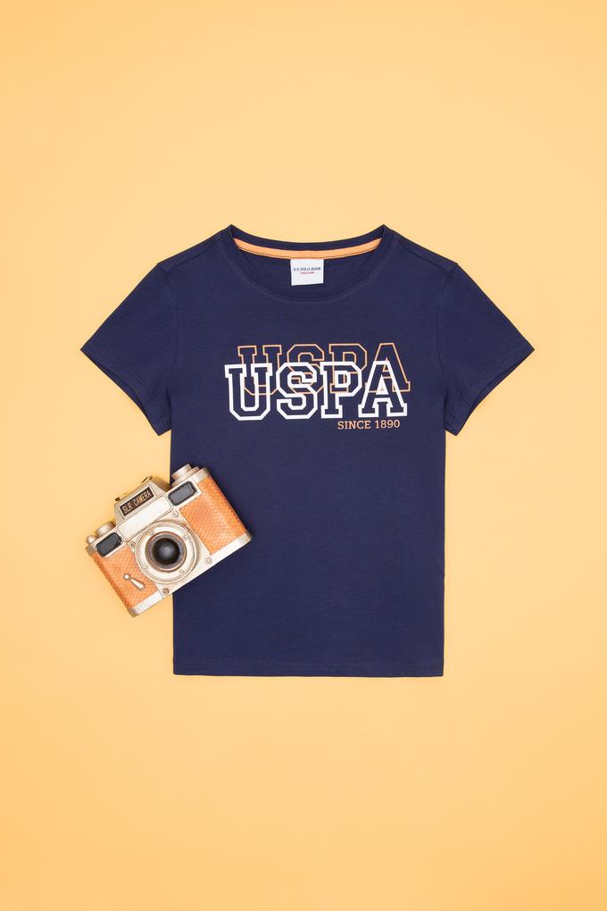 Çocuk Lacivert Bisiklet Yaka Tişört