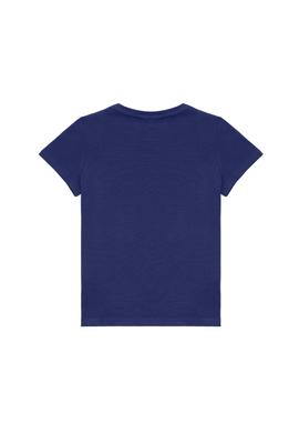 Çocuk Lacivert Bisiklet Yaka Tişört - 50266042049