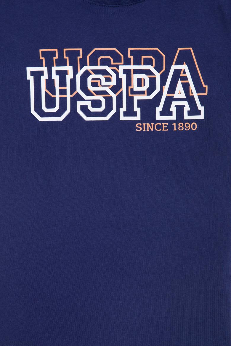 Çocuk Lacivert Bisiklet Yaka Tişört - 50266042049