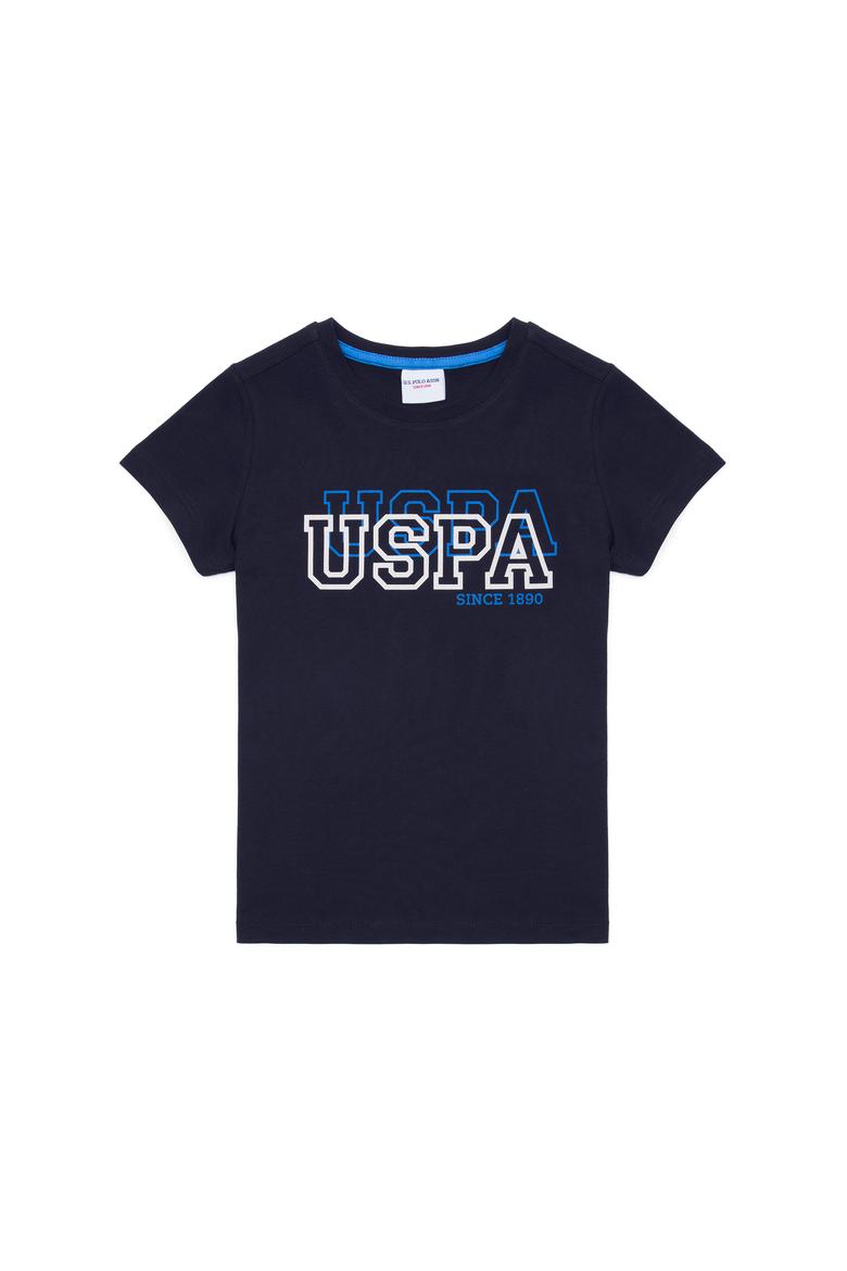 Çocuk Siyah Bisiklet Yaka Tişört