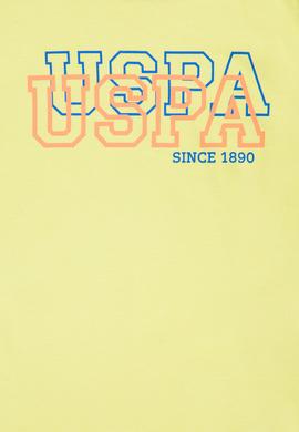 Çocuk Neon Sarı Bisiklet Yaka Tişört - 50266042112