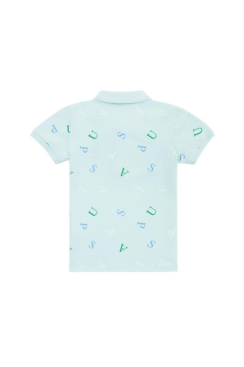 Erkek Çocuk Su Yeşili Polo Yaka Tişört