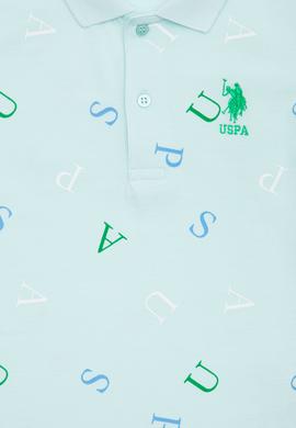 Erkek Çocuk Su Yeşili Polo Yaka Tişört - 50266074020