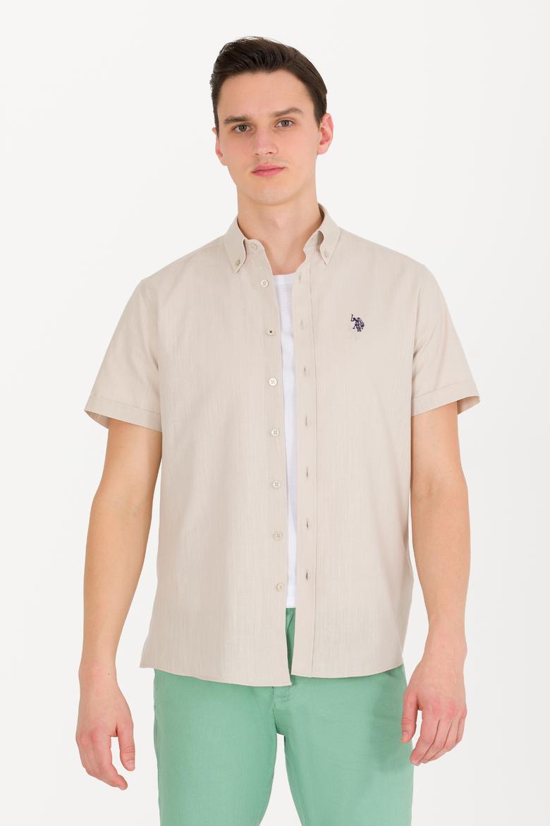 Erkek Taş Kısa Kollu Gömlek - 50266497036