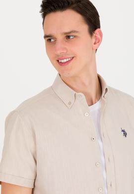 Erkek Taş Kısa Kollu Gömlek - 50266497036