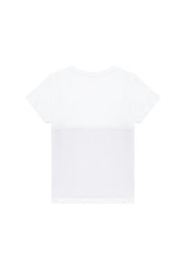 Çocuk Beyaz Bisiklet Yaka Tişört - 50267251007