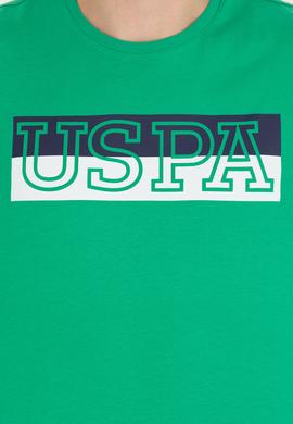 Erkek Yeşil Bisiklet Yaka Tişört - 50264954017