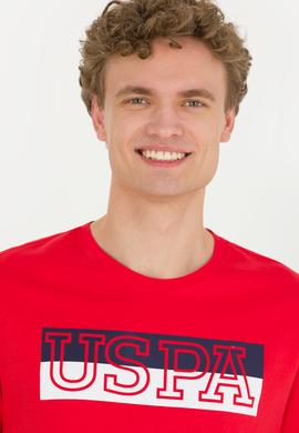 Erkek Kırmızı Bisiklet Yaka Tişört - 50264954049