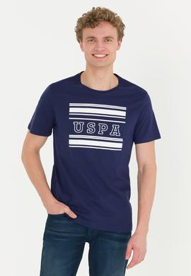 Erkek Lacivert Bisiklet Yaka Tişört - 50264961007