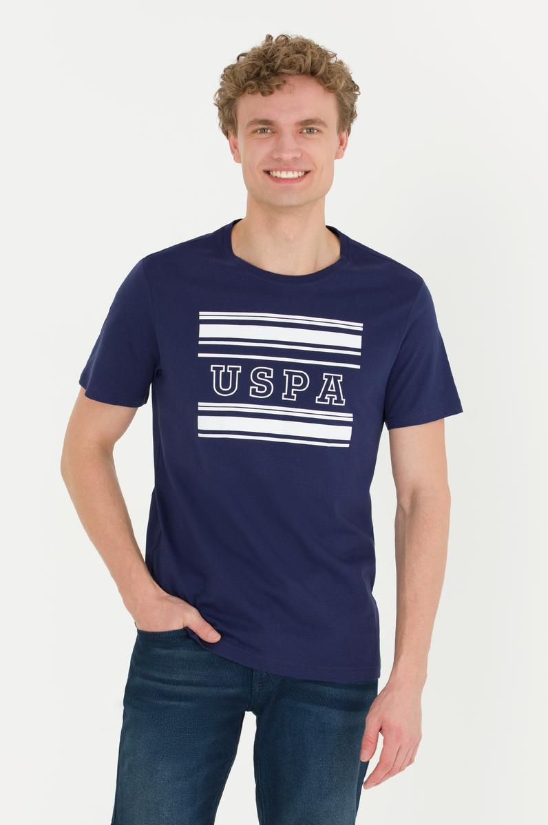 Erkek Lacivert Bisiklet Yaka Tişört