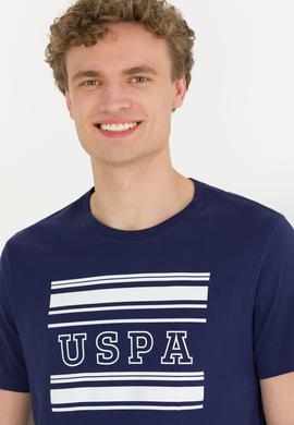 Erkek Lacivert Bisiklet Yaka Tişört - 50264961007