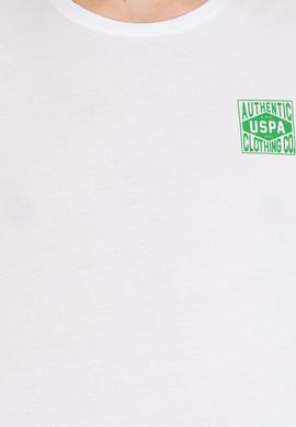 Erkek Beyaz Bisiklet Yaka Tişört - 50264977006