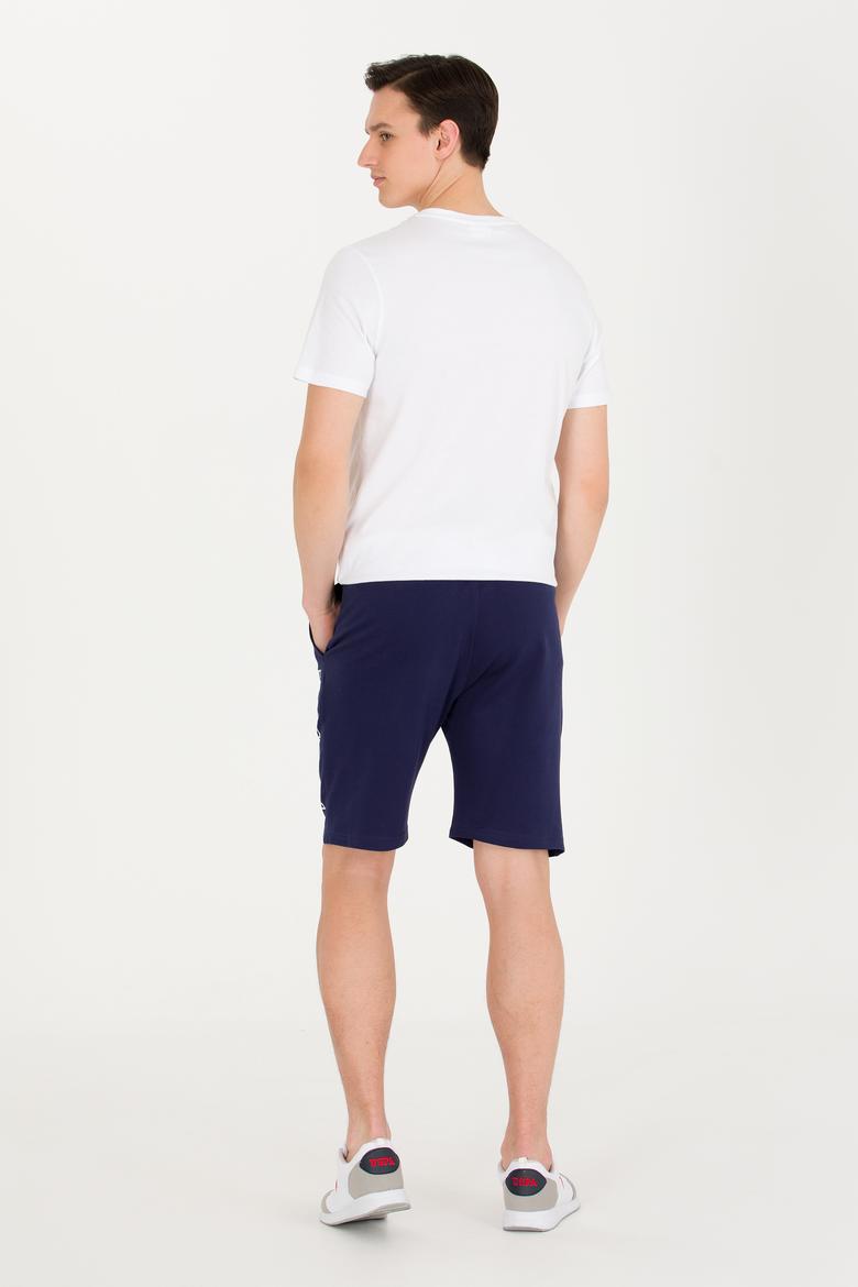 Erkek Lacivert Örme Şort - 50265070009