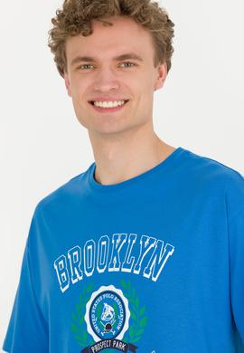 Erkek Saks Comfort Bisiklet Yaka Tişört - 50264933017