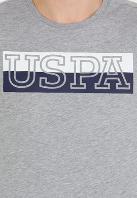 Erkek Gri Melanj Bisiklet Yaka Tişört - 50264954078