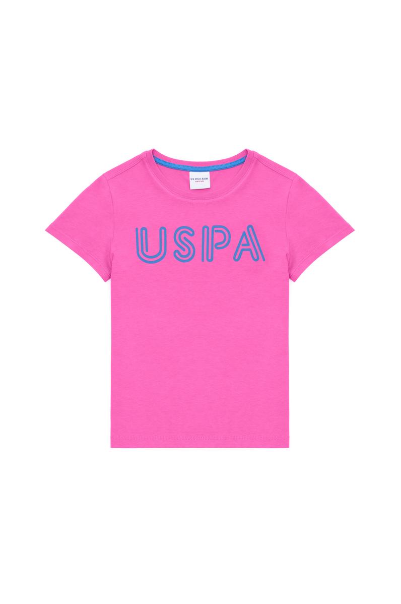 Çocuk Pembe Bisiklet Yaka Tişört